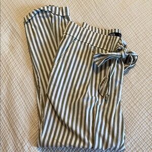 Zara Striped Ankle Pants